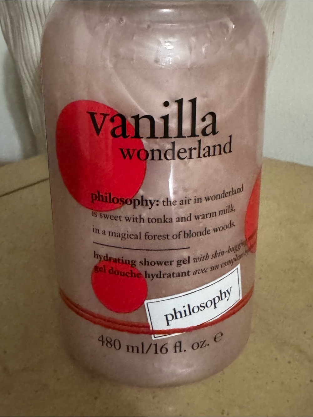 philosophy Vanilla Wonderland Hydrating Shower Gel - 16oz New sealed - Picture 2 of 4